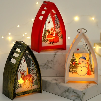 Christmas decorations led candle lights Christmas hanging lights children hand-held cross-border new vintage window decoration thumbnail