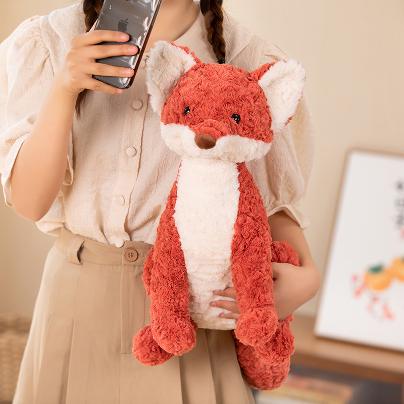 Cute cross-border fox doll plush toys for children and girls as birthday gifts, soothing sleeping dolls Application Scenario