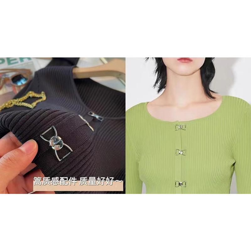 Wholesale of simple alloy accessories, metal bags, buckles, clothes, buttons, shirts, cardigans, decorative adjustment buttons and accessories Application Scenario