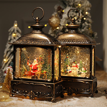 维玖乐圣诞节装饰用品雪花树礼物玩具珠宝店面摆件产品雪人音乐盒