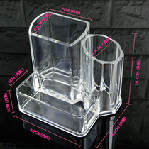 Acrylic eyebrow pencil makeup brush storage cosmetics tools storage box