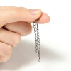 Extended chain, bracelet, earrings, tail chain, extended chain, non-fading adjustable chain, diy jewelry accessories, diamond chain materials Specification image