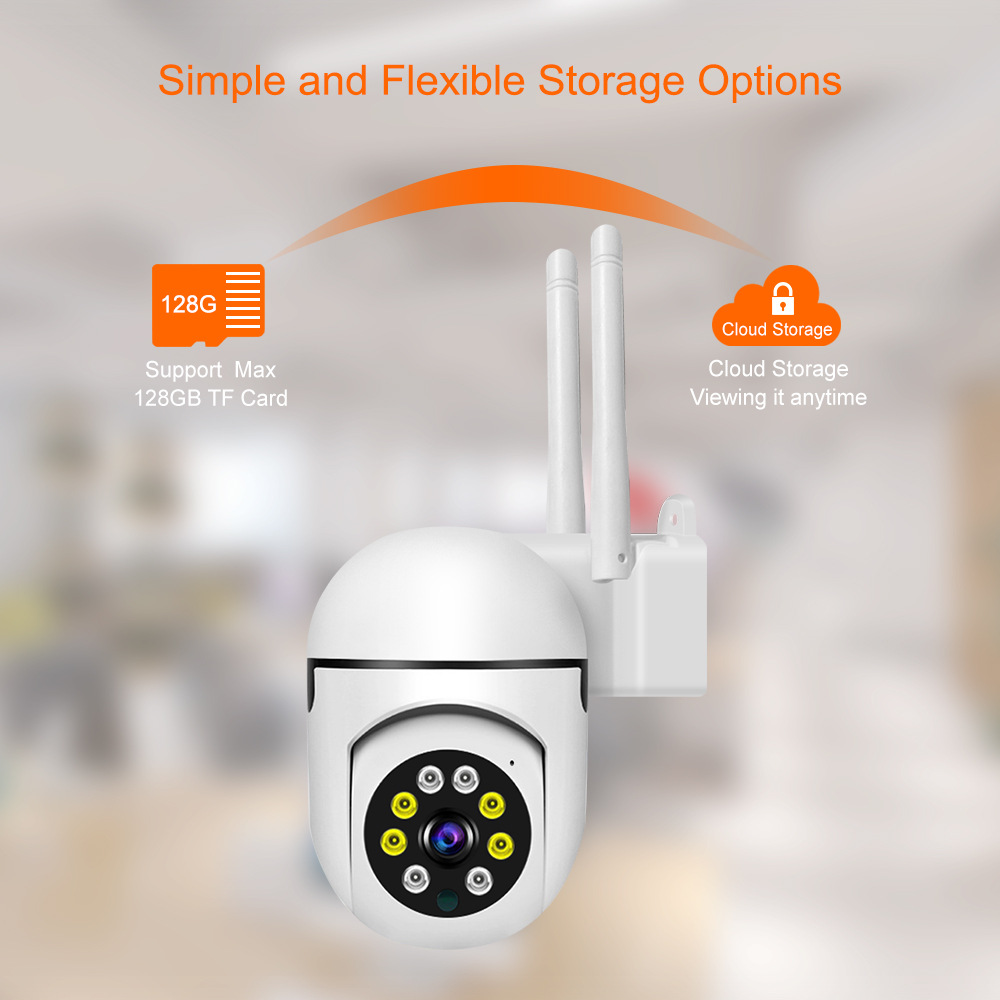5MP/4K high-definition graffiti home indoor compact wireless WIFI wall-mounted shaking TUYA security surveillance camera Application Scenario