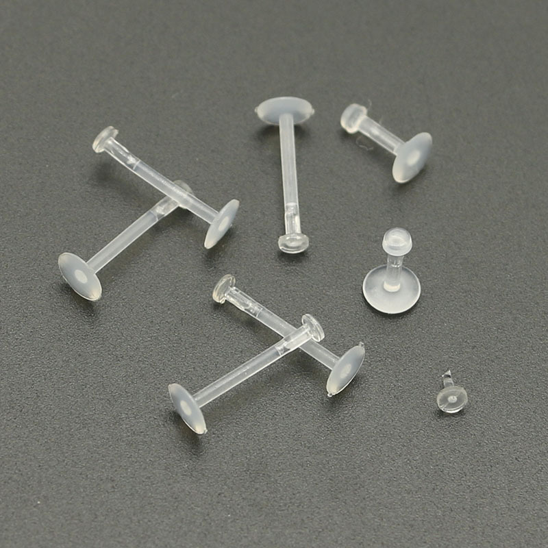 Spot acrylic transparent invisible lip stud ear bone stud nose stud eyebrow stud accessories Puncture jewelry wholesale food grade UV