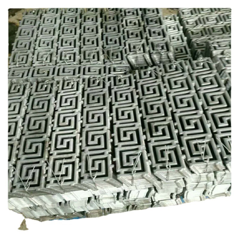 Ironwork embossed lace strips with a square pattern of 90*460 square pattern, iron sheet decorative edge pattern Item Picture
