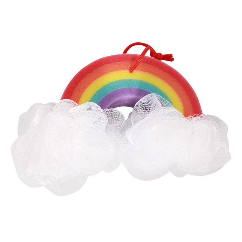 Junmei Cartoon Three-Dimensional Bath Sponge New Fruit Children Bath Ball Can Be Suspended Bath Sponge Item Picture