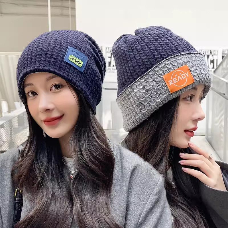 Hat Women's Winter Double-Sided Pile Hat Cycling Warm Woolen Hat Maternity Postpartum Moon Hat Spring And Autumn Knitted Cold Hat Application Scenario