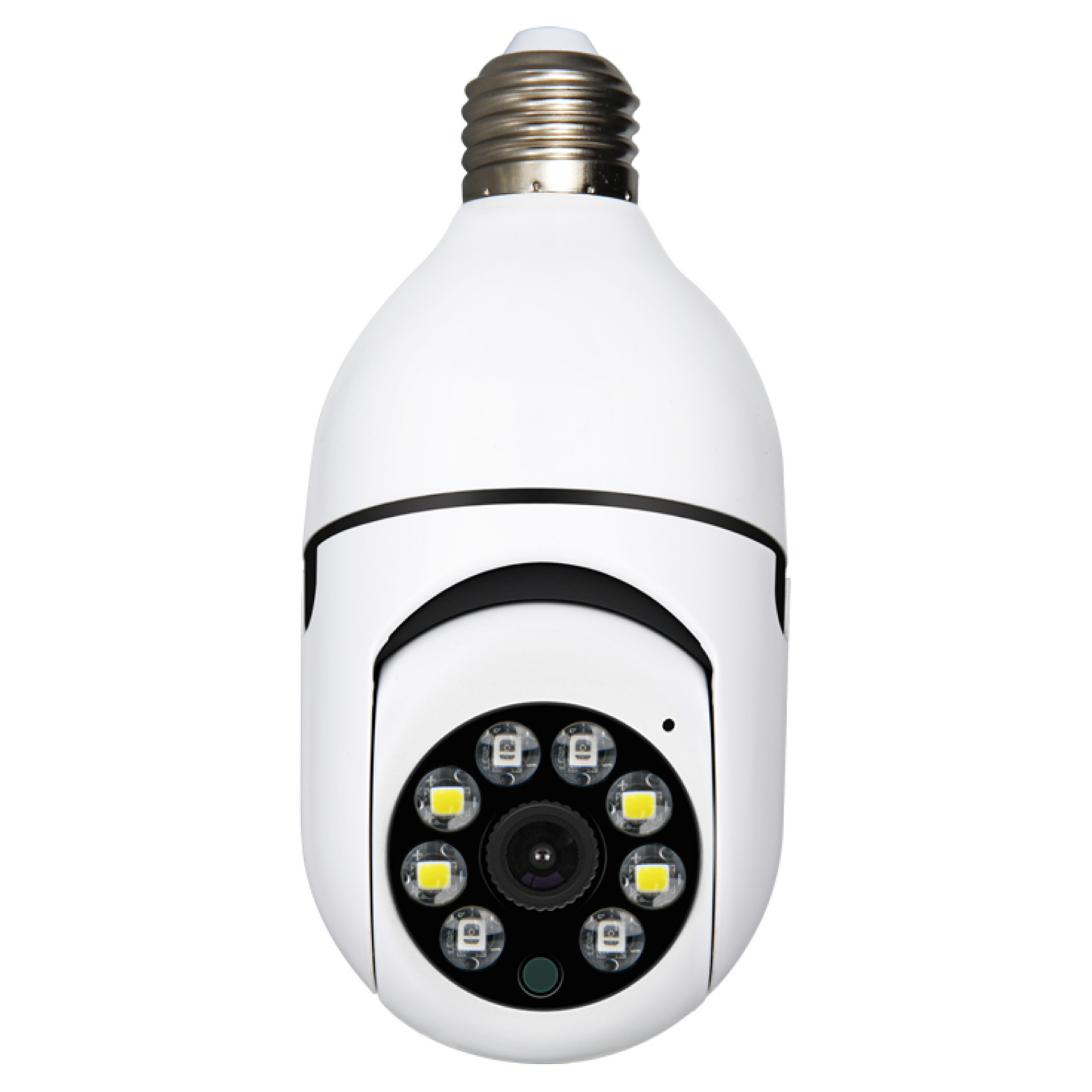 Smart New E27 Lamp Holder Wireless Wifi Full Color Light Camera Monitoring 360 Degree Rotation Item Picture