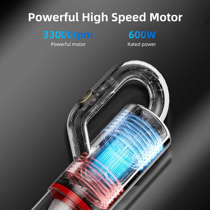 Household wireless charging brushless DC vacuum cleaner, handheld wet and dry mop vacuum cleaner, handheld dual-purpose wireless Specification image