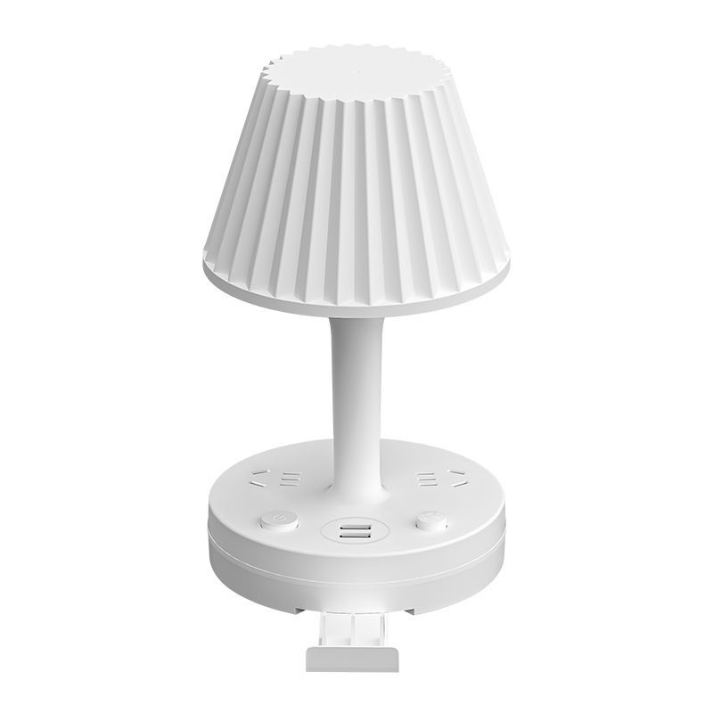 Multifunctional Desk Lamp Socket Integrated Eye Protection Bedside Lamp Multi-Gear Heating And Cooling Light Home Led Bedroom Lamp Socket Item Picture