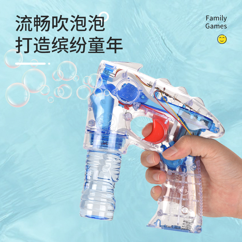 Factory direct sales of transparent fully automatic space bubble guns, summer children's toys Specification image