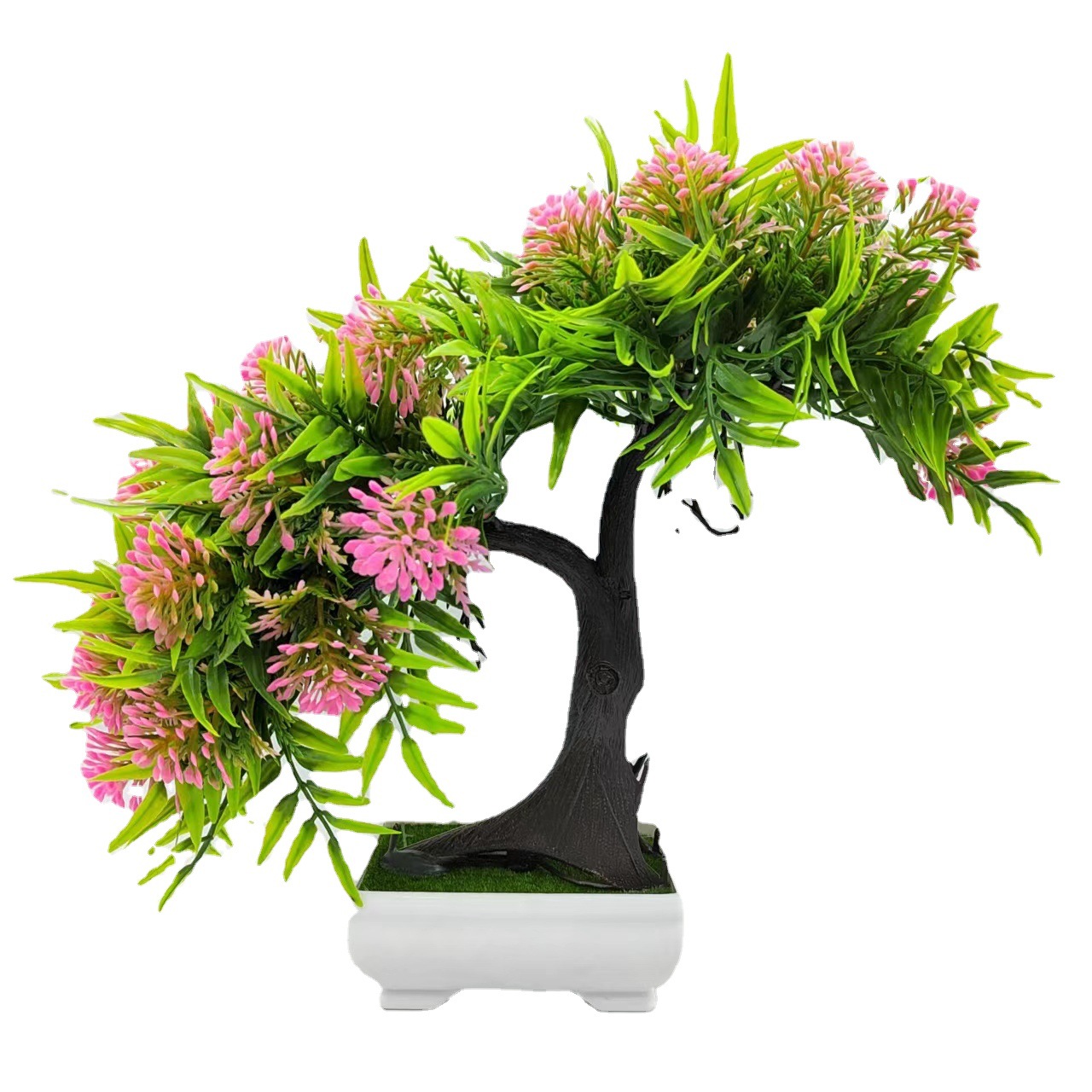 Hongsheng Simulation Flower Creative Pine Simulation Bonsai Interior Decoration Tabletop Decoration Photography Props Hotel Decoration Item Picture