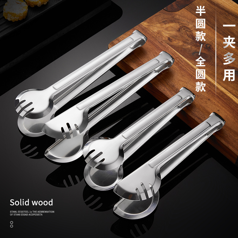 Stainless steel semi-circular clips, circular clips, food clips, bread and noodle clips, self-service clips, multi-purpose clips, baking tools Specification image