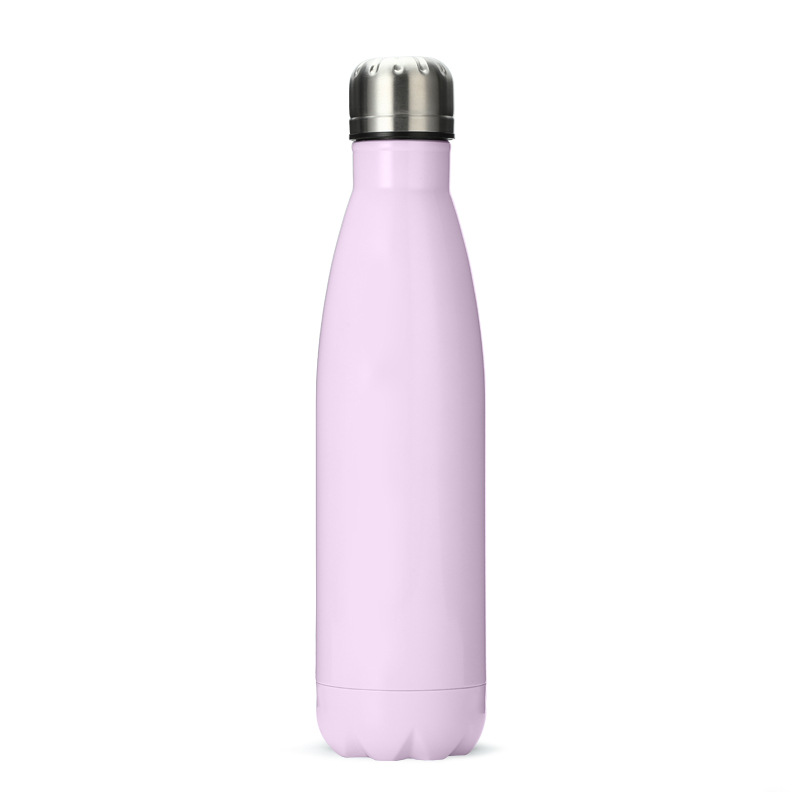 Factory direct delivery of electroplated cola bottles, 304 stainless steel insulated cups, colorful portable sports water bottles Item Picture