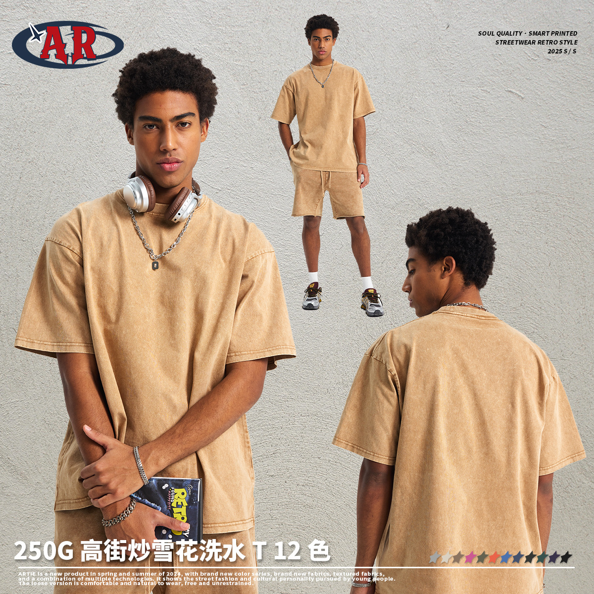 衣服/短袖/T恤/定制T恤/t恤男短袖潮流细节图
