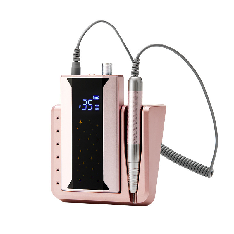 The new cross-border P80 battery-powered brushless nail polish trimmer, high-speed silent nail polish trimmer, charging and nail removal device Item Picture