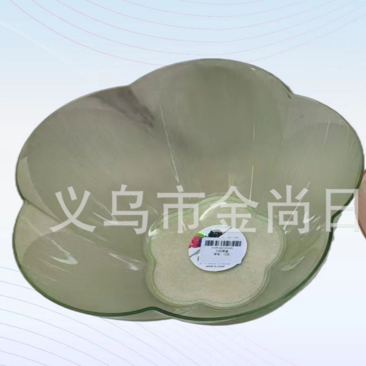 Wholesale fruit platters, new household plastic transparent, high appearance level, light luxury living room fruits, high-legged Chinese tea and snack fruits