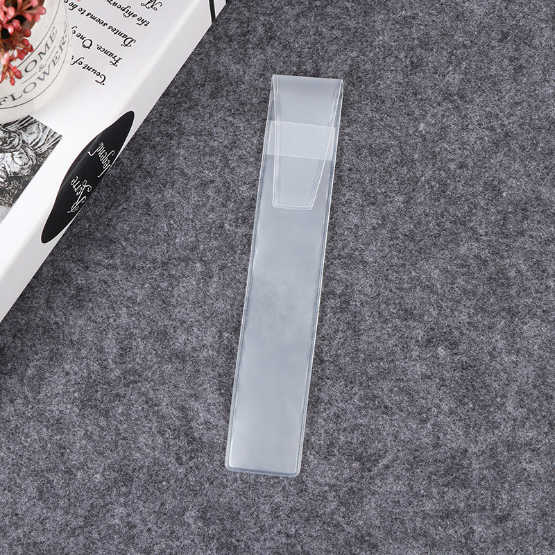 Small-sized independent waterproof EVA packaging bag, creased transparent frosted storage bag, makeup brush bag Specification image