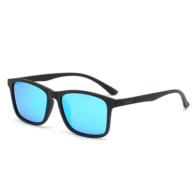 New men's business polarized sunglasses, cross-border square frame fashionable sunglasses, outdoor fishing, driving and night vision glasses