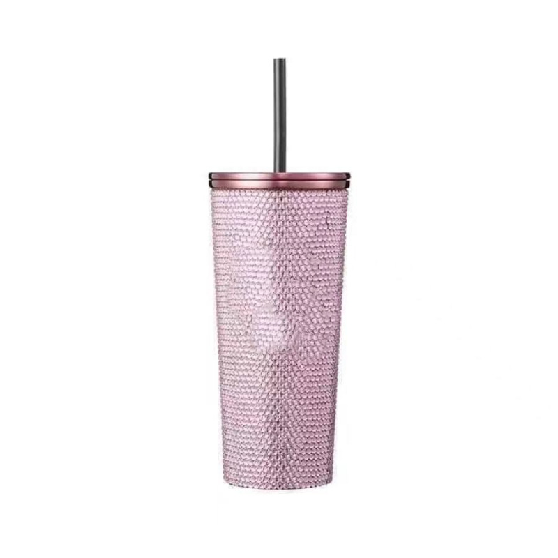 The lisa diamond insulated cup, the same as the Korean version of blackpink, isa Southeast Asian light luxury insulated stainless steel with a high level of appearance Item Picture