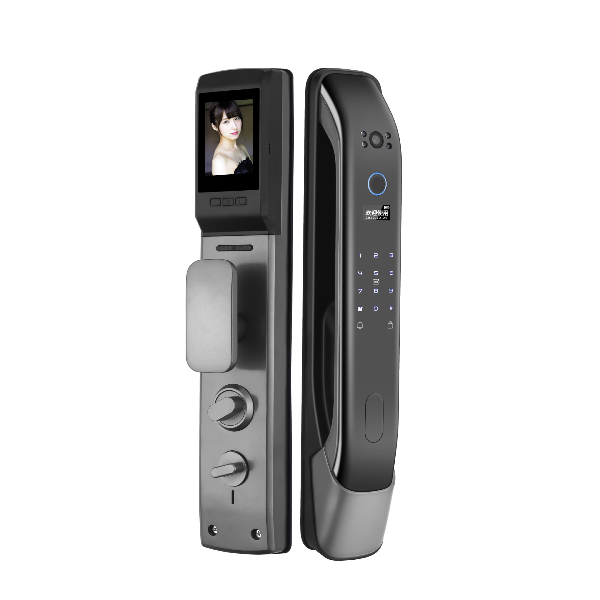 Dami Oriental Legend Intelligent Lock Automatic Fingerprint Lock Home Security Door Remote Cat Eye Code Lock Item Picture