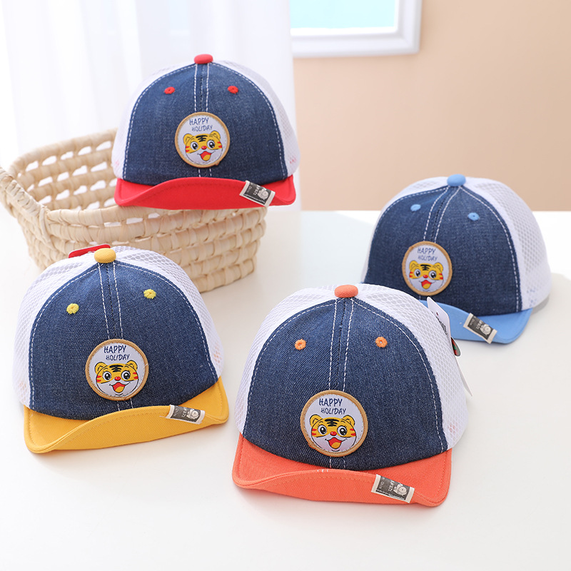 Sombreros de bebé verano bebé bebé malla pato tonga sombrero sombrero de protección solar lindo hombre y mujer bebé malla sombrero sombrero de béisbol sombra