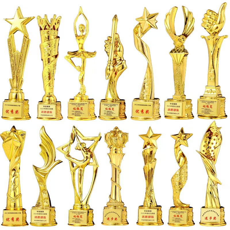 The new resin trophies, dance training institution trophies, sports competition trophies, honor trophies and company annual meeting awards were presented details Picture