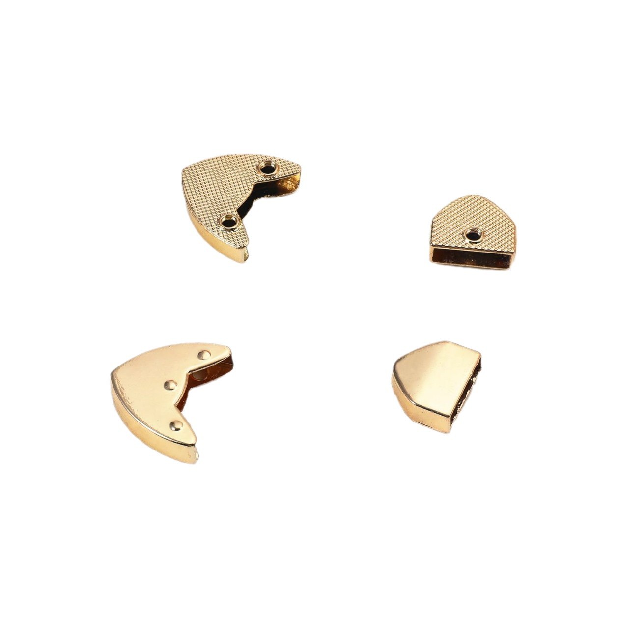 现货批发金属尾夹滑扣拉链尾饰品配件箱包手袋五金配件尾夹