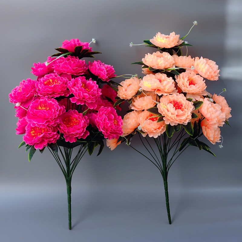 仿真花/仿真花女2022森系/仿真花杆/春天花园/花杆产品图