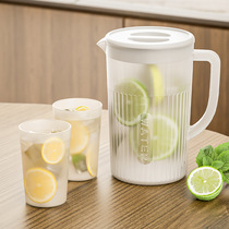 Japanese refrigerator cold kettle Household cold water cup Large capacity high temperature water storage summer drink bucket cold kettle Cold kettle