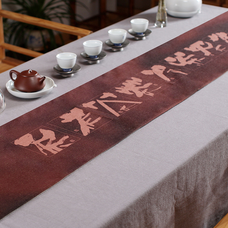 中式茶道布艺/茶席产品图