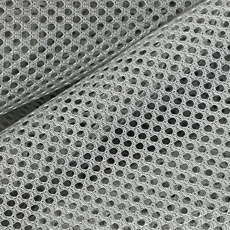 现货涤纶六角网眼布C003三空一小网眼箱包手袋运动服校服里布网布产品图