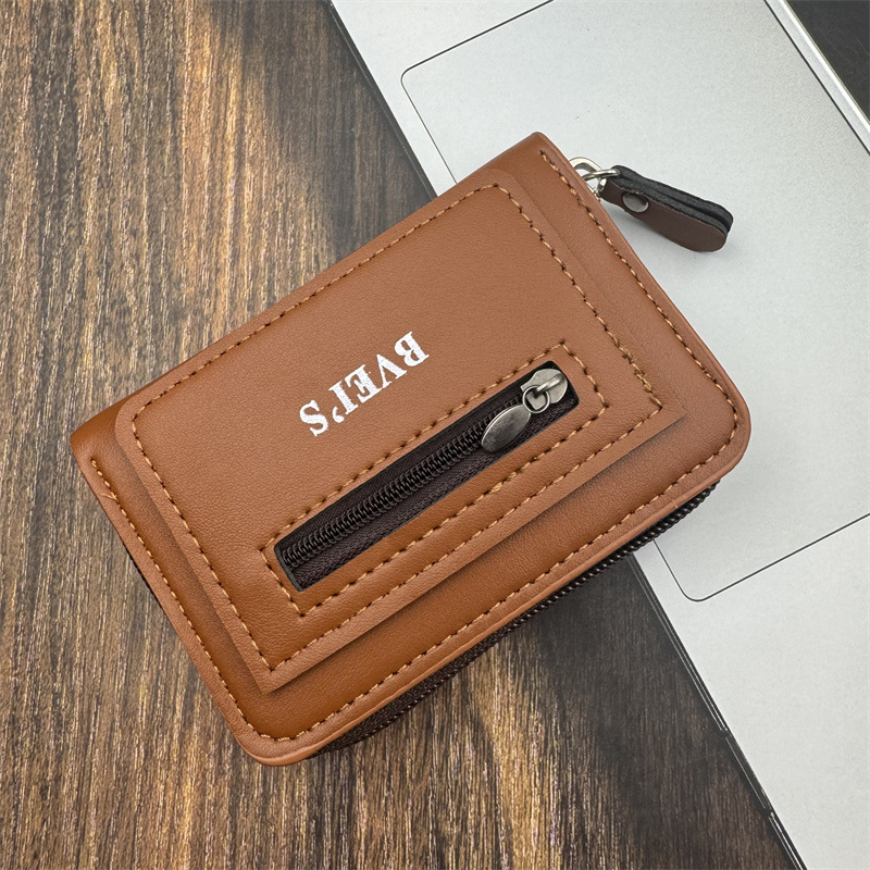 New cross-border card wallet, anti-theft, anti-demagnetization, large-capacity coin purse, small wallet, multi-functional driver's license and bank card Specification image