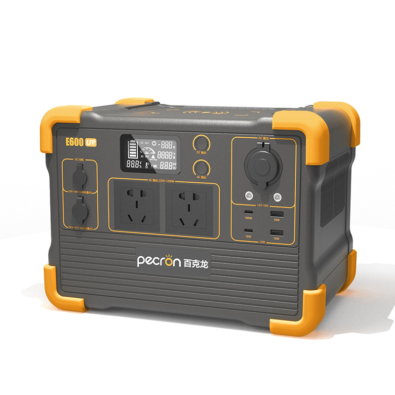 Baikelong Portable Outdoor Power Supply 1200W High-power energy storage Camping Emergency Power outage Self-driving Tour Iron Lithium version details Picture