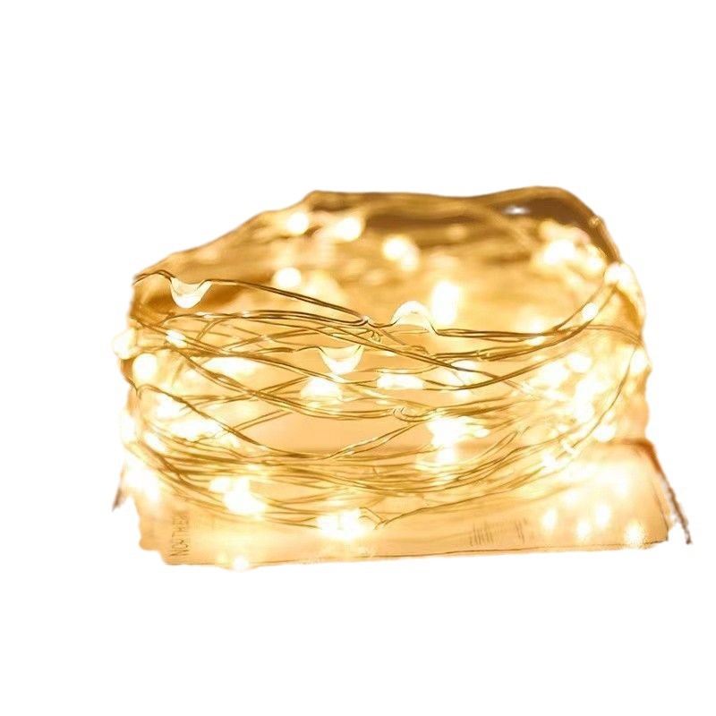 Low-price wholesale of popular LED string lights, starry sky, seven-color ambient lights, flashing lights, gifts, flowers and decorative string lights Item Picture