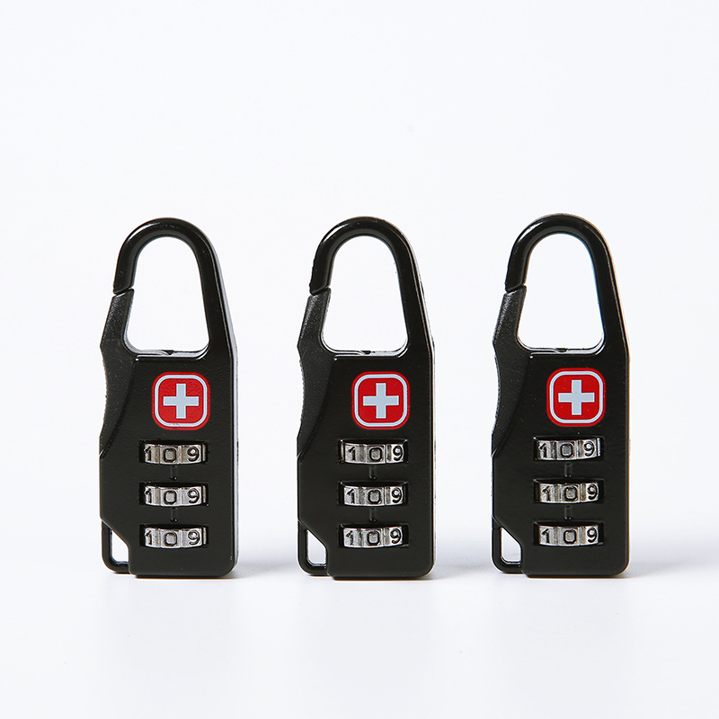 Luggage Password Padlock Digital Pull Rod Box Men's And Women's Backpack Password Lock Cartoon Mini Padlock Wholesale Application Scenario