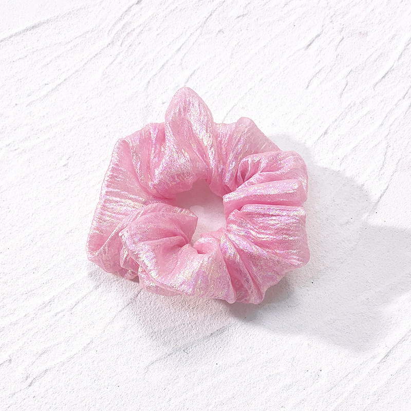 Korean minimalist Internet celebrity fat intestine large intestine hair band Instagram light-colored girl retro sweet bun hair tie girl details Picture