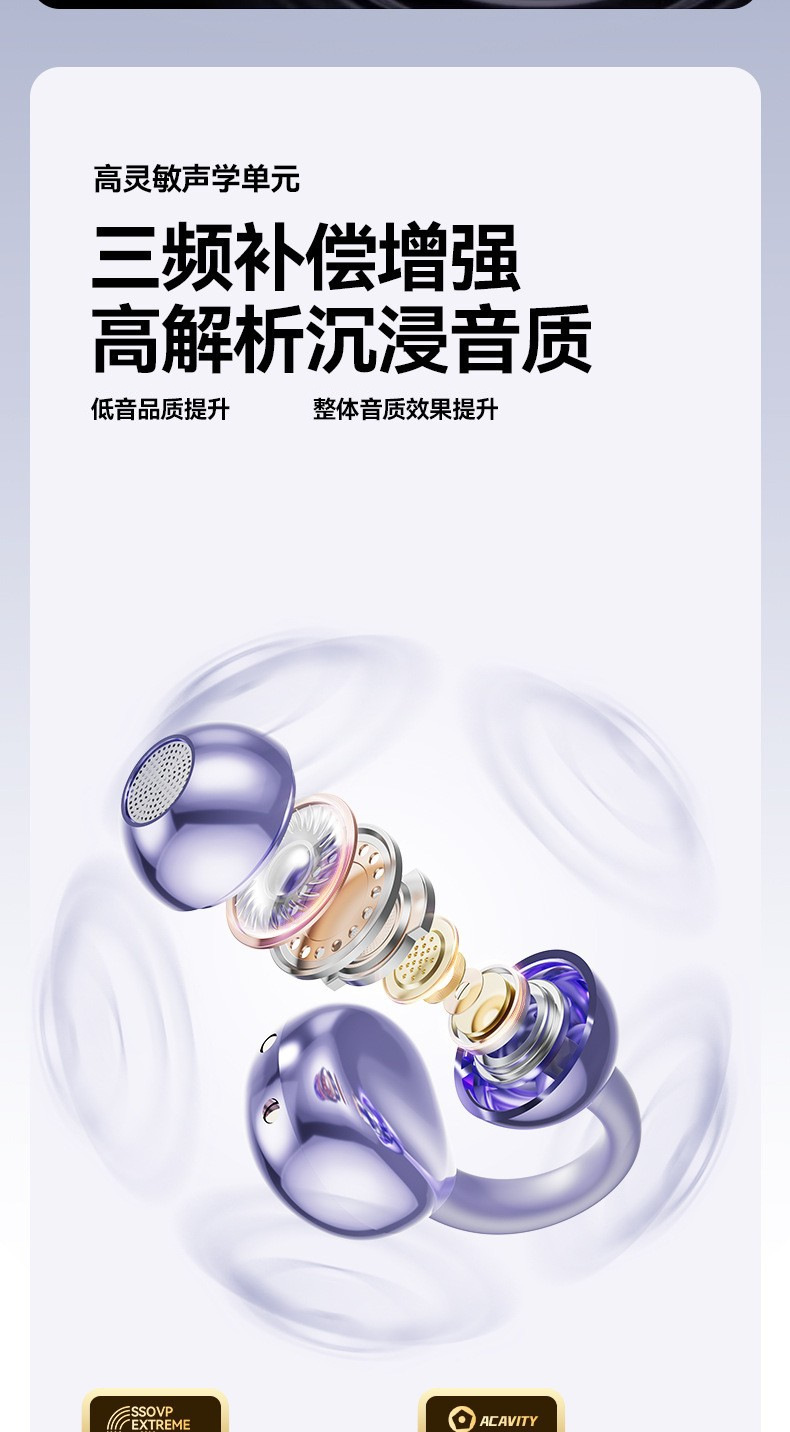 新款耳夹式耳机无线蓝牙耳机气骨传导华强北电脑手机通用2025耳机详情8