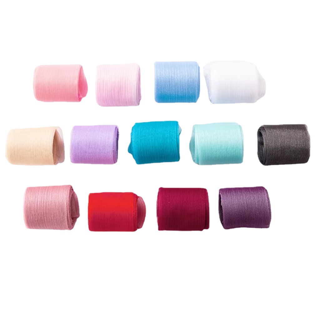 6cm pleated yarn, crepe yarn, ribbon, hair accessory material, diy bow, children's hair flower, ancient-style material, bouquet ribbon Item Picture