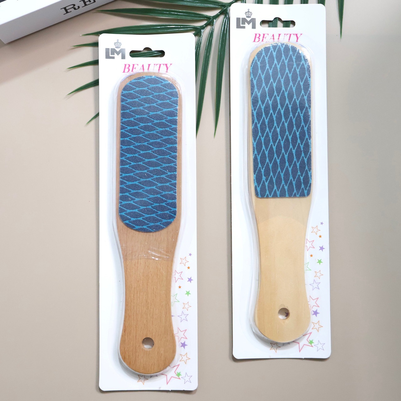 Factory wholesale wooden double-sided frosted foot boards, coarse and fine frosted foot skin files, foot grinding files, dead skin foot board files