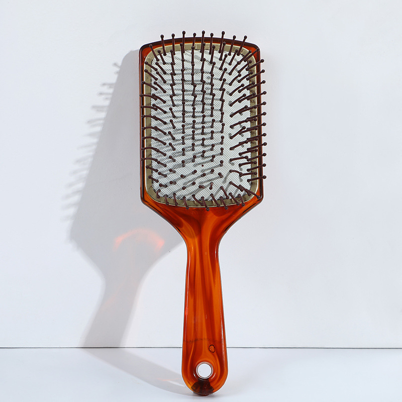 Wood grain air bag comb plastic semi-breathable cushion comb massage hair comb texture spot imitation wood grain air cushion comb thumbnail