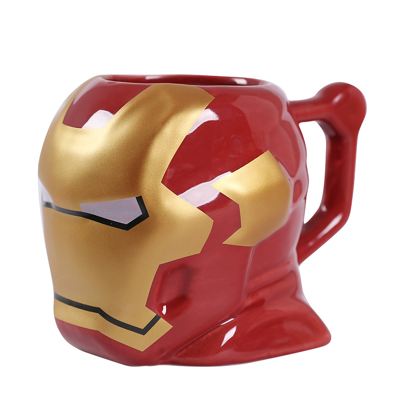 Avengers Ceramic Cup Spider-Man Hulk Thor Iron Man Superman Ceramic Coffee Cup Item Picture