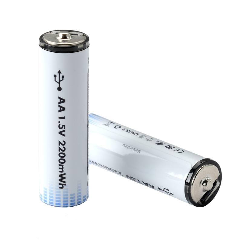 usb charging 1.5V5 battery High capacity 3000mWh Fingerprint lock toy battery 14500 lithium battery details Picture