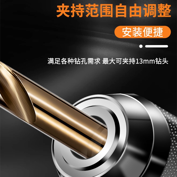 Ratchet Self-Locking Drill Chuck Self-Tightening Electric Rotary Lithium Drill Hand Tight Quick Hand Twist 10/13/16 Drill Application Scenario