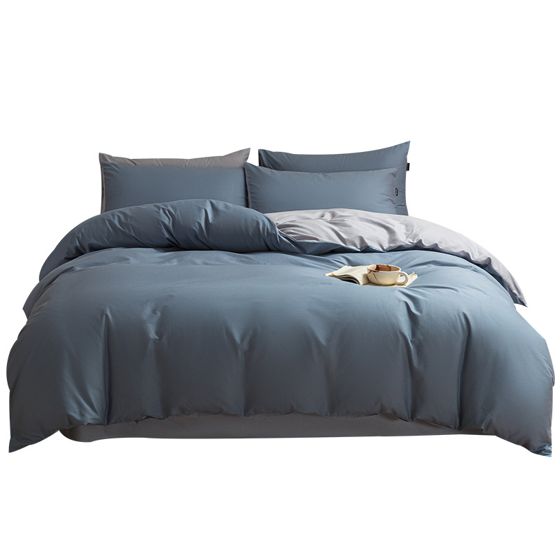 New class A long cotton double patchwork conjunto de cuatro piezas dormitorio estudiantil conjunto de tres piezas cama bonin doble kit venta al por mayor grupo Item Picture