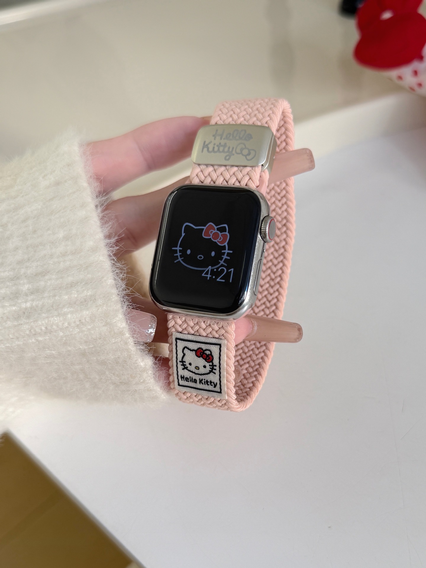 凯蒂尼龙磁吸扣编织表带适用苹果手表iwatch11代987654Ultra/SE详情20