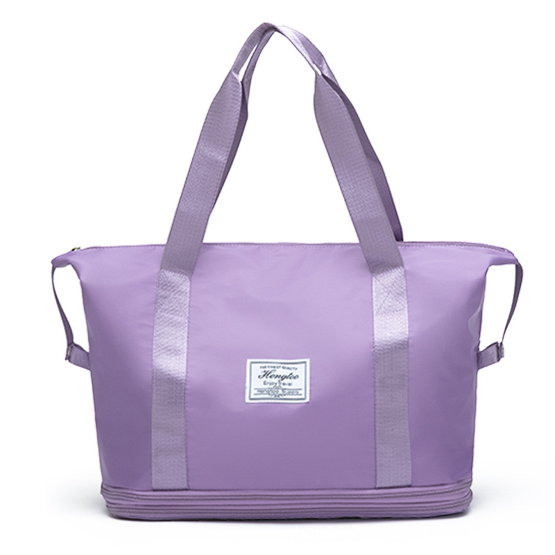 Double Expansion Large Capacity Student Travel Bag Maternity Mommy Bag Portable Folding Dry And Wet Separation Travel Bag Female Application Scenario