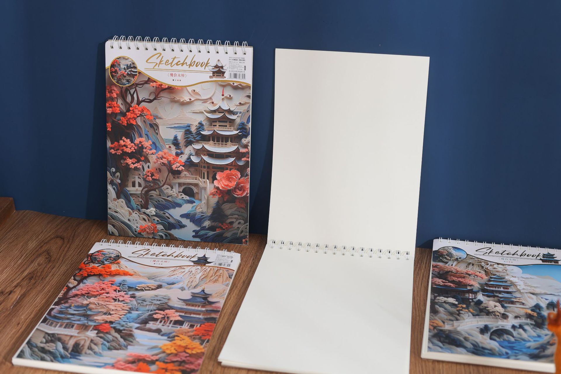 Jingu Stationery A4 Pavilion and Terrace Sketchbook Simple Student doodle Sketchbook Art Textbook Wholesale pic 12