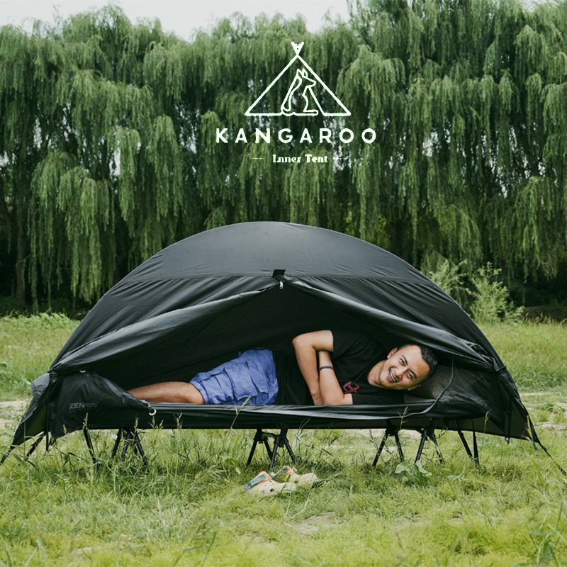 户外登山露营solo单人帐防雨袋鼠庇护所网帐蚊帐徒步帐篷袋鼠内账