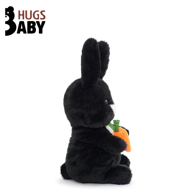 "Baobao Baby's genuine Radish Rabbit plush toy, a creative black radish rabbit doll gift. Specification image